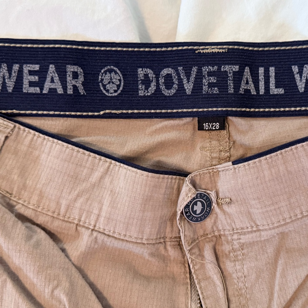 Dovetail Straight Leg Workwear Pants in Khaki - Picture 3 of 5